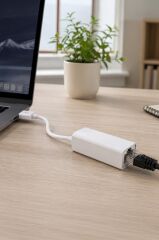 Torima Ethernet Dönüştürücü USB 2.0 Çevirici Adaptörü YD75 Beyaz