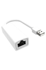 Ethernet Dönüştürücü USB 2.0 Çevirici Adaptörü YD75 Beyaz