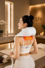 Lenovo Şarjlı Masaj Cihazı İnsan Eli Hissi Veren Omuz Boyun Sırt ve Bacak Masaj Cihazı H1 Gri