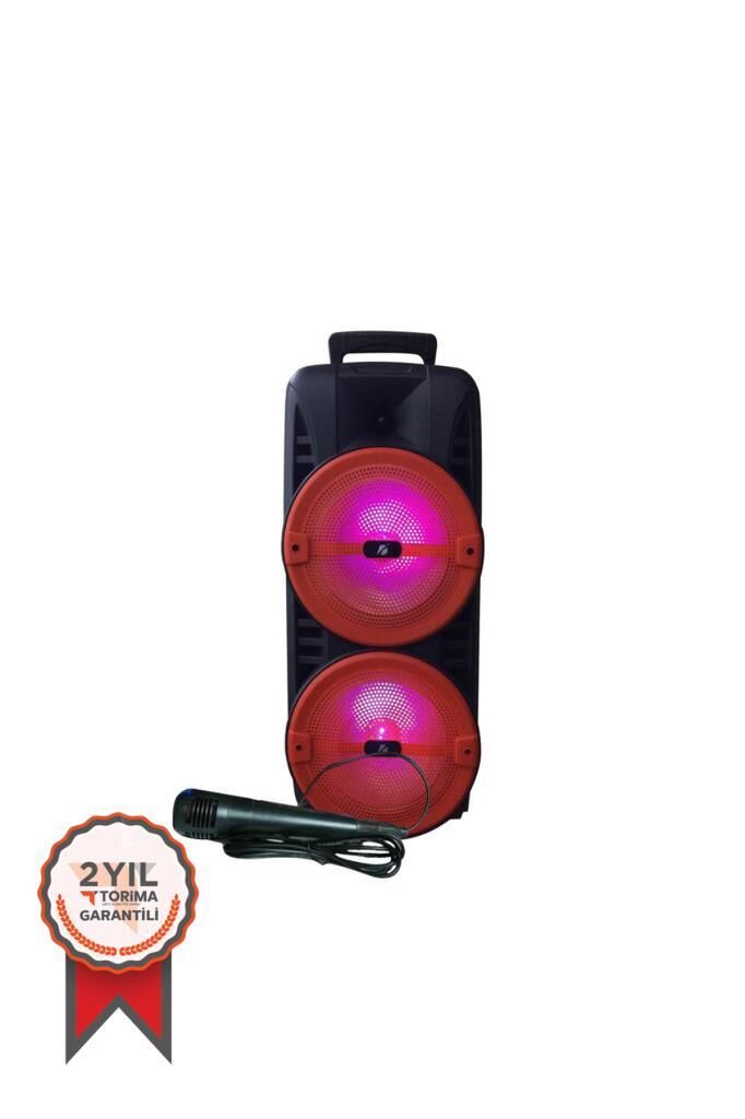 Bluetooth Hoparlör Mikrofonlu 8 INC Kablosuz Hoparlör KTS-1745
