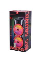 Bluetooth Hoparlör Mikrofonlu 8 INC Kablosuz Hoparlör KTS-1745