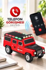 Torima Bluetooth Hoparlör Araba Tasarımlı TWS 15W USB Speaker D95 Kırmızı