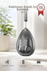 Bluetooth Kulaklık Kulak İçi Stereo Kablosuz Kulaklık G65 Siyah