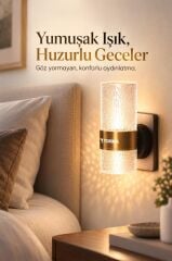 Torima Gece Lambası 3 Renk Modlu 5 Seviye Akıllı Sensörlü Priz Tipi Lamba LW42 Şeffaf