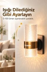 Torima Gece Lambası 3 Renk Modlu 5 Seviye Akıllı Sensörlü Priz Tipi Lamba LW42 Şeffaf