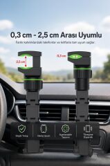 Telefon Tutucu 360 Derece Dönebilen Dikiz Aynası Oto Aksesuarları JX14 Siyah
