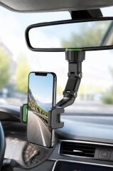 Telefon Tutucu 360 Derece Dönebilen Dikiz Aynası Oto Aksesuarları JX14 Siyah