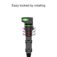 Telefon Tutucu 360 Derece Dönebilen Dikiz Aynası Oto Aksesuarları JX14 Siyah