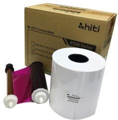 Hiti Çipsiz 520 (525L) 6x8 (15x21) Termal Kağıt 2 Rulo - 1KOLİ