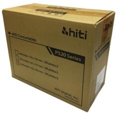 Hiti Çipsiz 520 (525L) 6x8 (15x21) Termal Kağıt 2 Rulo - 1KOLİ