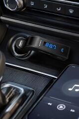 Transmitter Usb Girişli Android Ios Uyumlu Bluetooth Fm CARG7 Siyah