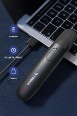 Burun Kılı Kesme Makinesi Taşınabilir Elektrikli USB Şarj Edilebilir GT-2220A Siyah