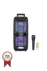 KTS-1743 Uzaktan Kumandalı Ve Mikrofonlu Karaoke Bluetooth Hoparlörü