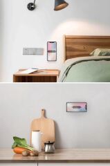 Telefon Tutucu Çok Amaçlı Manyetik Araç İçi Oto Aksesuarları JX007 Gümüş