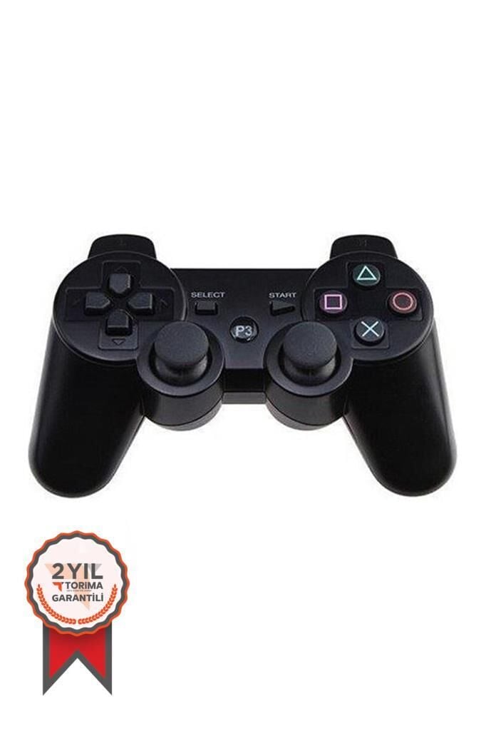 Doubleshock Uyumlu Kablosuz Analog Oyun Kolu PS3 Siyah