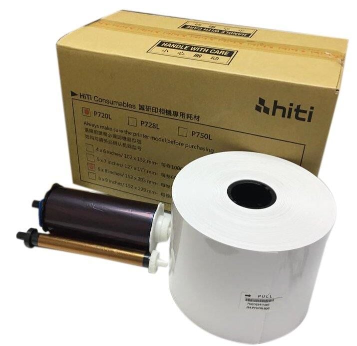 Hiti 720 6x8 (15x21) Termal Kağıt (2 rulo-1koli)