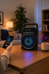 Bluetooth Hoparlör Wireless Extra Bass Speaker GTS-1360 Siyah