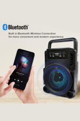 Bluetooth Hoparlör Wireless Extra Bass Speaker GTS-1360 Siyah