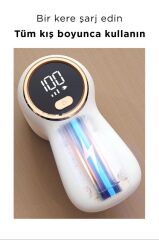 Torima Dijital Ekranlı M118 Exstra Bıçaklı Şarjlı Tüy Temizleme ve Tiftik Temizleme Makinesi