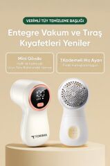 Torima Dijital Ekranlı M118 Exstra Bıçaklı Şarjlı Tüy Temizleme ve Tiftik Temizleme Makinesi