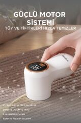 Torima Dijital Ekranlı M118 Exstra Bıçaklı Şarjlı Tüy Temizleme ve Tiftik Temizleme Makinesi