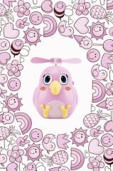 Torima F-31 Pembe El Tipi Mini Fan Vantilatör Sevimli Kuş Figürlü Taşınabilir Mini Fan
