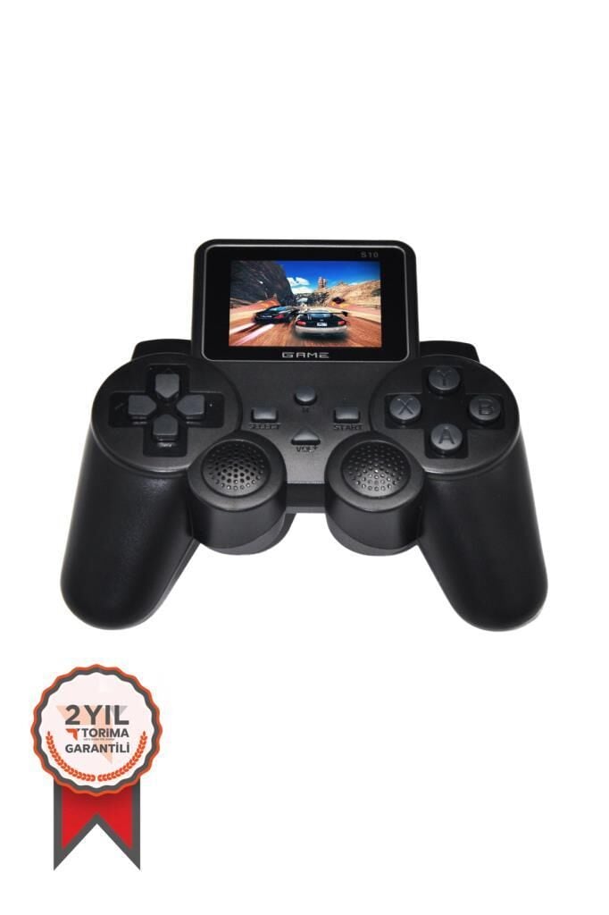 Oyun Konsolları 520 Oyunlu Retro El Konsolu Atari Xbox Media Oynatıcı Double GC07 Siyah