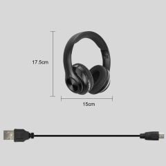 Torima P Siyah Bluetooth Kablosuz Stereo Kulaklık