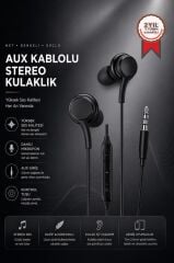 Kablolu Kulaklık Jack Girişli Kulak İçi Kulaklık S10 Siyah