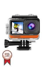Aksiyon Kamerası Ultra Hd Wifi 4K Su Geçirmez Kamera AC03 Siyah