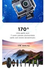 Torima Ac-04 4k Ultra Hd Wifi Su Geçirmez Aksiyon Kamerası Siyah