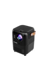 Projeksiyon Cihazı Taşınabilir Ev Sineması 4K 1080P Bluetooth Android Akıllı Projektör T11 Siyah
