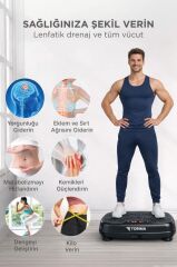 Egzersiz Aleti Kumandalı Yüksek Titreşimli Programlı Kondisyon Aleti VEP1000 Siyah
