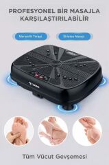 Egzersiz Aleti Kumandalı Yüksek Titreşimli Programlı Kondisyon Aleti VEP1000 Siyah