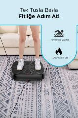 Egzersiz Aleti Kumandalı Yüksek Titreşimli Programlı Kondisyon Aleti VEP1000 Siyah