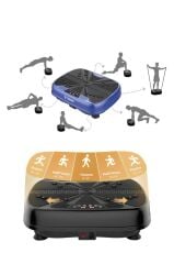 Egzersiz Aleti Kumandalı Yüksek Titreşimli Programlı Kondisyon Aleti VEP1000 Siyah