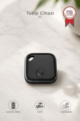 Torima Takip Cihazı Apple Find My Uyumlu Smart Tag F1 Siyah