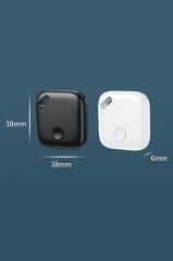 Torima Siyah F1 Smart Tag Takip Cihazı Apple My Find Uyumlu