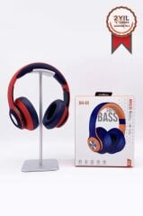Bluetooth Kulaklık Kulak Üstü Kablosuz Kulaklık sn-85 Kırmızı Mavi
