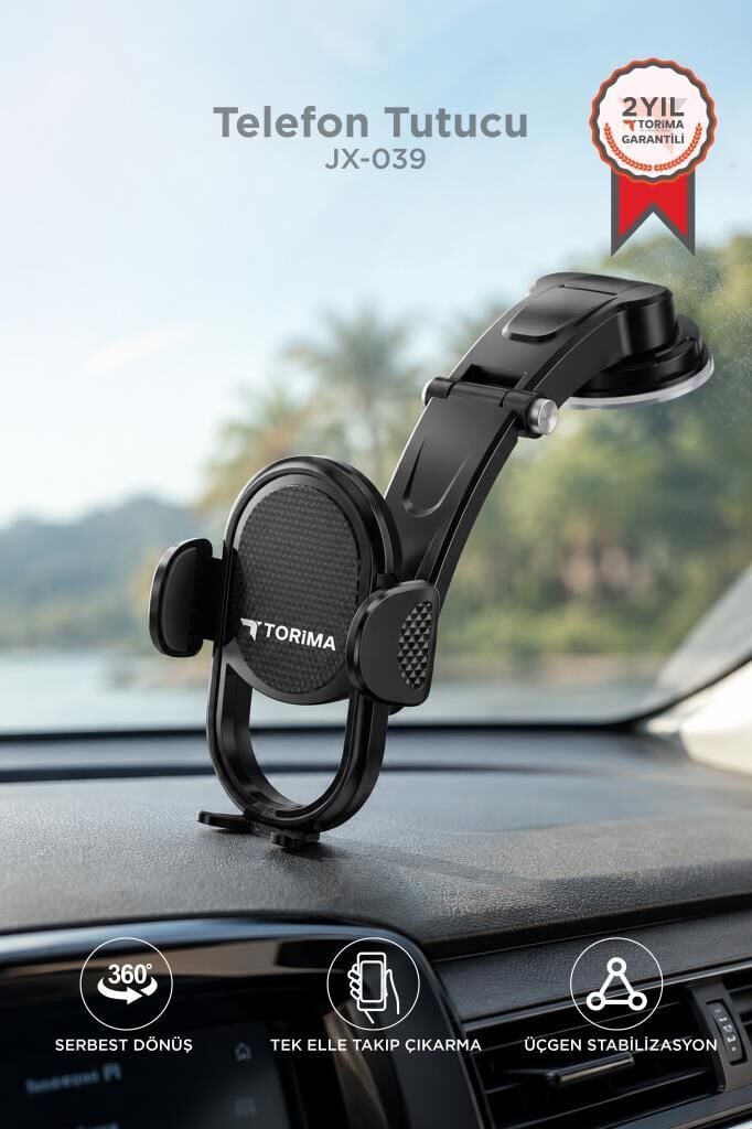 Telefon Tutucu Araç İçi Oto Aksesuarları JX039 Siyah
