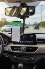 Telefon Tutucu 360 Derece Dönebilen Araç İçi Oto Aksesuarları JX034 Siyah