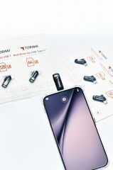 USB Flash Bellek Type C OTG Çift Sürücülü 64GB Siyah
