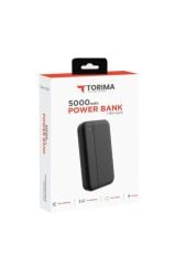 Hızlı Şarj Özellikli 5000 Mah Taşınabilir Powerbank Siyah