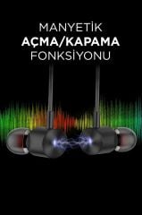 Torima TB-06 Siyah Şarjlı Kablosuz Sporcu Bluetooth Kulaklık