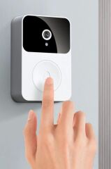 Kapı Zili Kablosuz Akıllı Su Geçirmez Zil X9 Beyaz