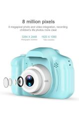 Torima Mavi Renk CMR7 + SD Card Hediyeli 1080p Hd Çocuk Kamera Dijital Fotoğraf Makinesi