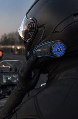 İtercom Motorsiklet Bluetooth Kask İnterkom Kulaklık BT35 Siyah