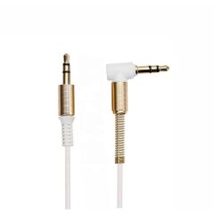 Şarj Kablosu Audio Stereo 3.5 Aux Kablo XF09 Beyaz