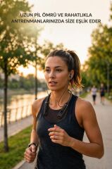 Bluetooth Kulaklık Manyetik Neckband Kablosuz Kulaklık TB03 Siyah