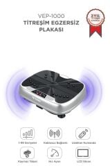 Egzersiz Aleti Kumandalı Yüksek Titreşimli Programlı Kondisyon Aleti VEP1000 Beyaz